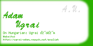 adam ugrai business card